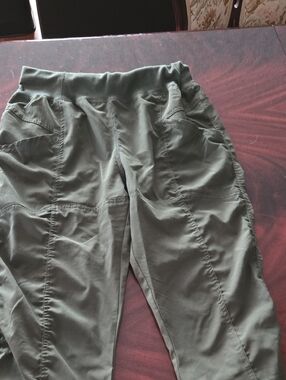 3 For $40 Olive Green Casual Stretch Jogger Pants